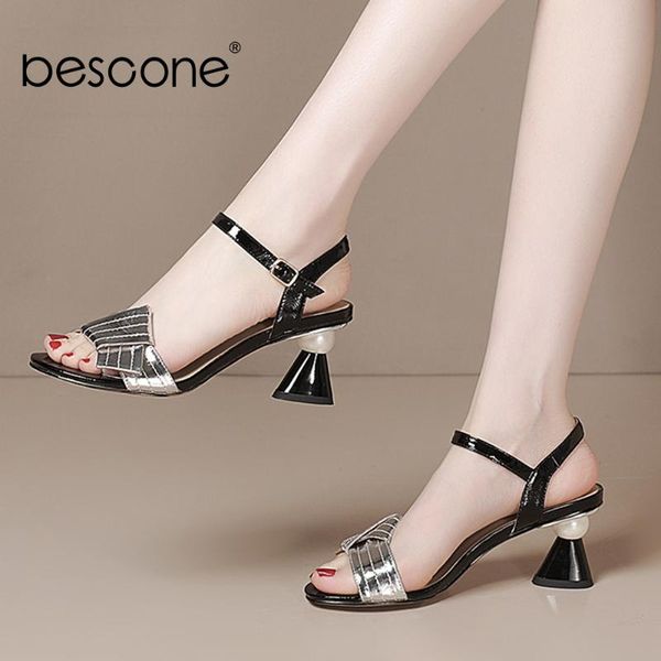 sandals bescone women summer casual silver strange style genuine leather mixed colors plus size commute lady shoes eo154, Black
sandals bescone women summer casual silver strange style genuine leather mixed colors plus size commute lady shoes eo154, Black