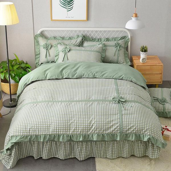 bedding sets fashion ruffle set king size princess cotton bow bedspreads pillowcases and duvet cover 4 piece bed comforter
bedding sets fashion ruffle set king size princess cotton bow bedspreads pillowcases and duvet cover 4 piece bed comforter