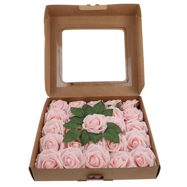 decorative flowers & wreaths 25pcs emulation wedding rose bouquet decor home vivid flower adornment
decorative flowers & wreaths 25pcs emulation wedding rose bouquet decor home vivid flower adornment