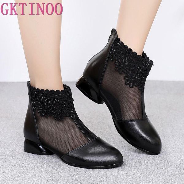 dress shoes gktinoo 2021 summer fashion genuine leather sandals women breathable mesh boots comfort casual sandal large size, Black
dress shoes gktinoo 2021 summer fashion genuine leather sandals women breathable mesh boots comfort casual sandal large size, Black
