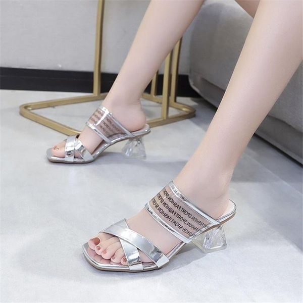 sandals women transparent ladies high heel slippers 6cm luxury open toes crystal clean heels female slides summer shoes, Black
sandals women transparent ladies high heel slippers 6cm luxury open toes crystal clean heels female slides summer shoes, Black