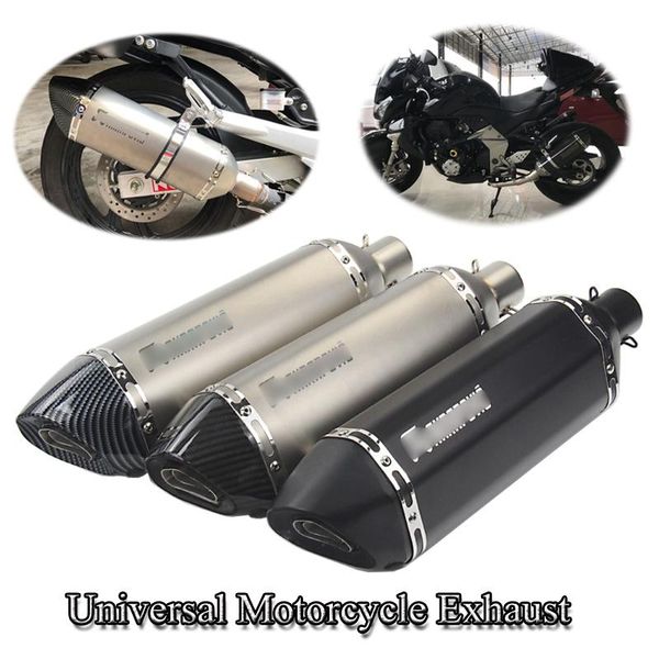motorcycle exhaust system 51mm pipe muffler tip tail with db killer universal scooter dirt bike escape modified
motorcycle exhaust system 51mm pipe muffler tip tail with db killer universal scooter dirt bike escape modified