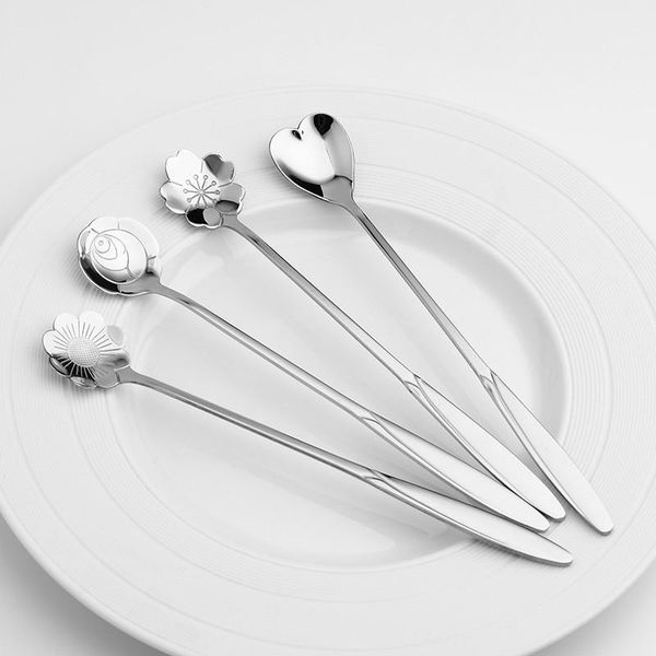 spoons stainless steel long handle coffee spoon tableware rose creative cherry blossom mixing
spoons stainless steel long handle coffee spoon tableware rose creative cherry blossom mixing
