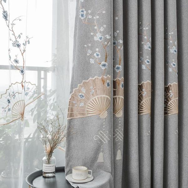 curtain & drapes custom light luxury chinese modern embroidered fan shading bedroom livingroom window thick blackout m1158
curtain & drapes custom light luxury chinese modern embroidered fan shading bedroom livingroom window thick blackout m1158