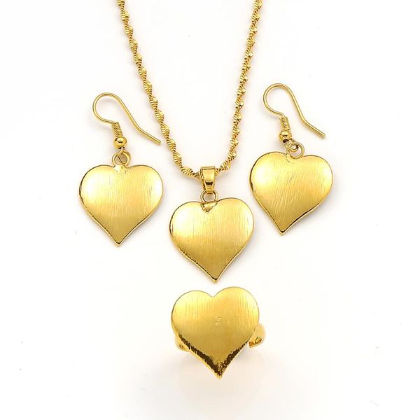earrings & necklace fashion retro heart pendant glaze plain 24k fine gold filled charm jewelry sets finely worked bright italy, Silver
earrings & necklace fashion retro heart pendant glaze plain 24k fine gold filled charm jewelry sets finely worked bright italy, Silver
