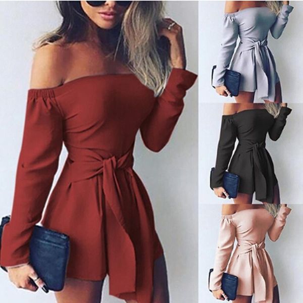 women's jumpsuits & rompers gaoke women off shoulder clubwear summer playsuit high waist lace-up bodycon party jumpsuit romper trouser, Black;white
women's jumpsuits & rompers gaoke women off shoulder clubwear summer playsuit high waist lace-up bodycon party jumpsuit romper trouser, Black;white