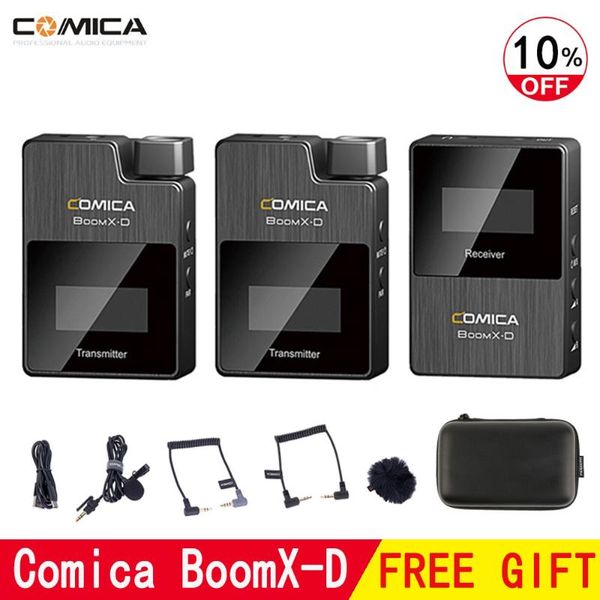 comica boomx-d wireless microphone transmitter kit mini receiver 2.4g digital microfone for fimi plam/snoppa vmate microphones
comica boomx-d wireless microphone transmitter kit mini receiver 2.4g digital microfone for fimi plam/snoppa vmate microphones