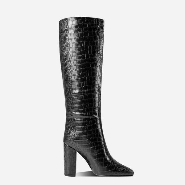boots 2021 colorful knee-high for women high heel ladies pointy toe chunky long shoes woman fall beige, Black
boots 2021 colorful knee-high for women high heel ladies pointy toe chunky long shoes woman fall beige, Black
