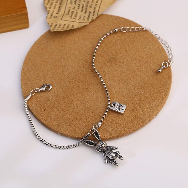 trendy vintage pendant bangles & bracelet thai silver color beads link chain hip hop charm jewelry bangle, Black
trendy vintage pendant bangles & bracelet thai silver color beads link chain hip hop charm jewelry bangle, Black