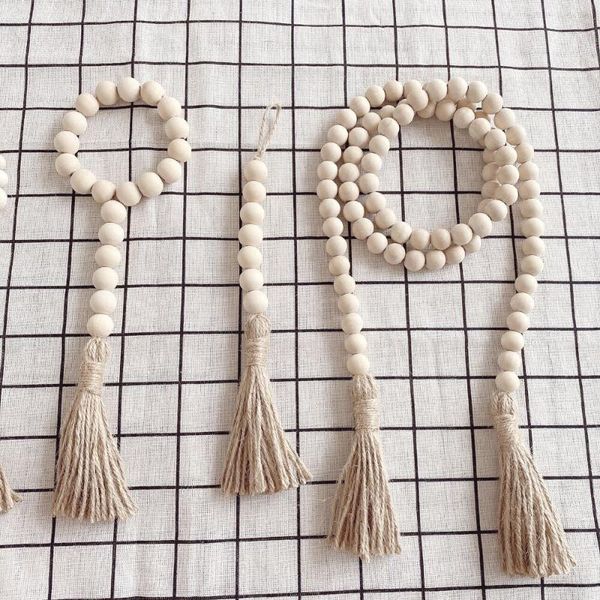 decorative objects & figurines wooden bead ornaments nordic style nature color tassels diy accessories string rope home decoration pend
decorative objects & figurines wooden bead ornaments nordic style nature color tassels diy accessories string rope home decoration pend