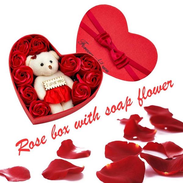 decorative flowers & wreaths artificial soap rose bears and heart-shaped gift box xmas valentine's day wedding gifts for girlfriend wif
decorative flowers & wreaths artificial soap rose bears and heart-shaped gift box xmas valentine's day wedding gifts for girlfriend wif
