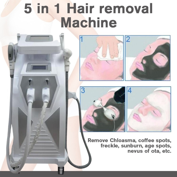5 in 1 multifunction strong energy e-light opt ipl laser hair removal nd yag laser tattoo removal beauty machine, Black
5 in 1 multifunction strong energy e-light opt ipl laser hair removal nd yag laser tattoo removal beauty machine, Black
