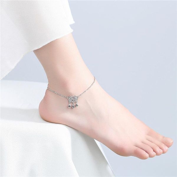 anklets kofsac trendy silver color for women personality long life lock bells foot chain jewelry girlfriends gifts daily wear, Red;blue
anklets kofsac trendy silver color for women personality long life lock bells foot chain jewelry girlfriends gifts daily wear, Red;blue