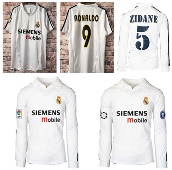 player version 2001 2002 2003 04 05 real madrid centenary home soccer jersey zidane figo hierro ronaldo raul classic retro football shirt, Black;yellow
player version 2001 2002 2003 04 05 real madrid centenary home soccer jersey zidane figo hierro ronaldo raul classic retro football shirt, Black;yellow