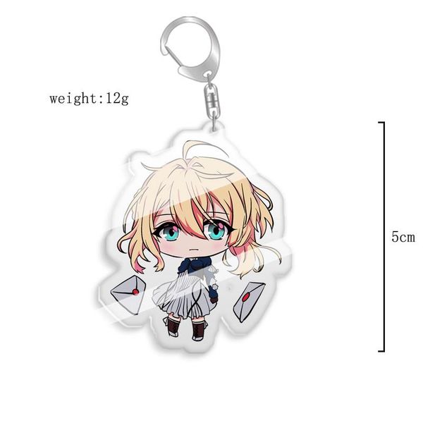keychains 5-10pcs fashion jewelry key chain anime violet evergarden figure toy acrylic ring pendant bag charms gift, Silver
keychains 5-10pcs fashion jewelry key chain anime violet evergarden figure toy acrylic ring pendant bag charms gift, Silver