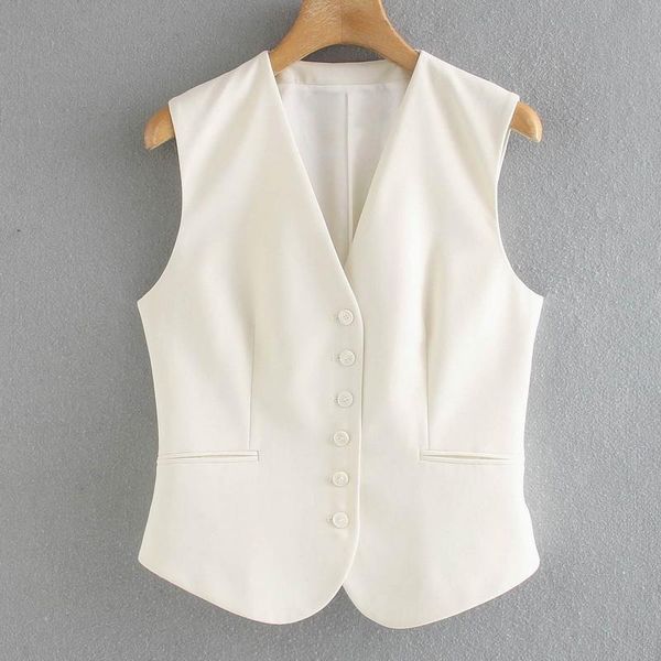 women's vests women tank autumn 2021 fashion sleeveless outerwear office lady, Black;white
women's vests women tank autumn 2021 fashion sleeveless outerwear office lady, Black;white