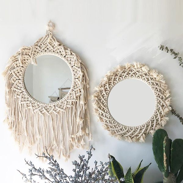 nordic ins wind hand-woven mirrors model room decoration vanity mirror bedroom wall decorative
nordic ins wind hand-woven mirrors model room decoration vanity mirror bedroom wall decorative