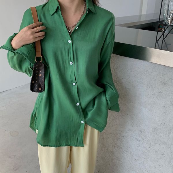 ol elegant vintage solid lapel basic shirt women formal work wear blouses plus size long sleeve blusas 210421, White
ol elegant vintage solid lapel basic shirt women formal work wear blouses plus size long sleeve blusas 210421, White