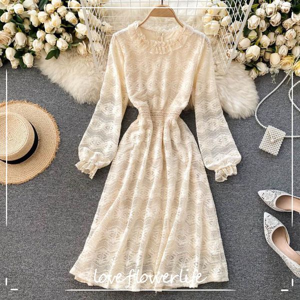 elegant party dress women sweet lotus leaf collar slim lace dress long sleeve high waist ladies midi dress vestidos 210521, Black;gray
elegant party dress women sweet lotus leaf collar slim lace dress long sleeve high waist ladies midi dress vestidos 210521, Black;gray