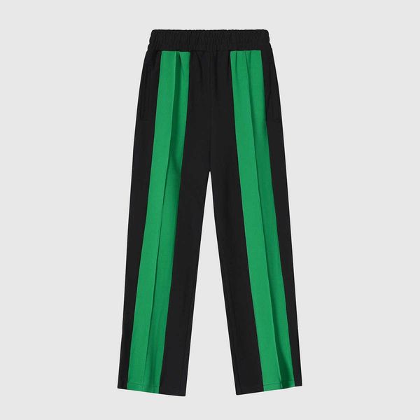 men's high version 2022 early spring new bv parrot green stitching contrast color zipper trouser leg men's and women's casual, Black
men's high version 2022 early spring new bv parrot green stitching contrast color zipper trouser leg men's and women's casual, Black