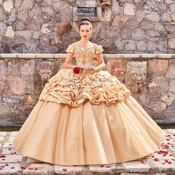 princess gold girls vestidos de xv años 2021 quinceanera dresses sweetheart lace applique ball gown masquerade prom wear, Blue;red
princess gold girls vestidos de xv años 2021 quinceanera dresses sweetheart lace applique ball gown masquerade prom wear, Blue;red