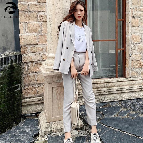 fashion women blazer suits notch-neck jacket & elastic waist pants office wear pant 2021 female 2 pieces set women's two piece, White
fashion women blazer suits notch-neck jacket & elastic waist pants office wear pant 2021 female 2 pieces set women's two piece, White