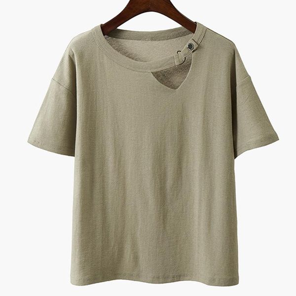women's t-shirt ljsxls 2021 summer solid fashion o neck short sleeve tshirts woman cotton casual all-match green tee shirt femme, White
women's t-shirt ljsxls 2021 summer solid fashion o neck short sleeve tshirts woman cotton casual all-match green tee shirt femme, White