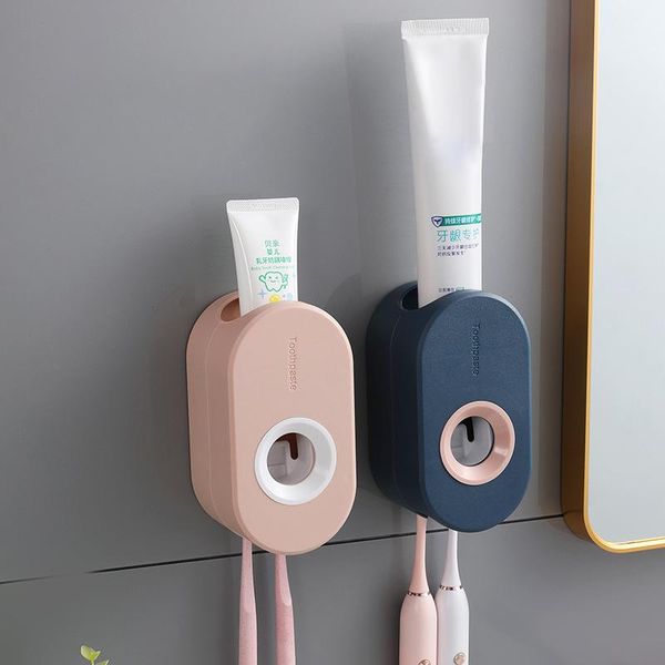 1pcs 4colors creative wall mount automatic toothpaste dispenser bathroom accessories waterproof lazy squeezer toothbrush holders
1pcs 4colors creative wall mount automatic toothpaste dispenser bathroom accessories waterproof lazy squeezer toothbrush holders