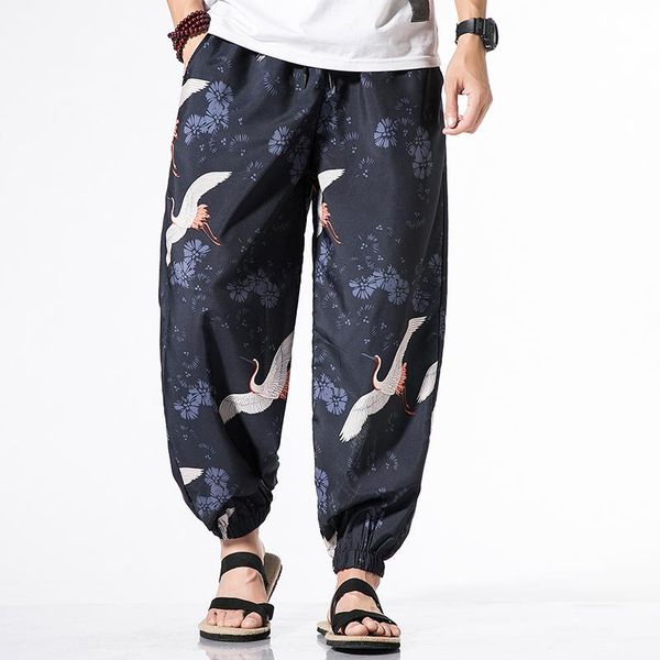 casual men harem pants 2021 spring summer male trousers chinese style printed full drawstring sweatpants plus size m-5xl men's, Black
casual men harem pants 2021 spring summer male trousers chinese style printed full drawstring sweatpants plus size m-5xl men's, Black