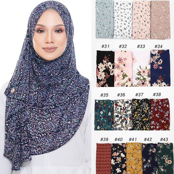 scarves 1 pc bubble chiffon hijab scarf design flower shawls muslim headscarf wraps turbans headband long 43 colors, Blue;gray
scarves 1 pc bubble chiffon hijab scarf design flower shawls muslim headscarf wraps turbans headband long 43 colors, Blue;gray