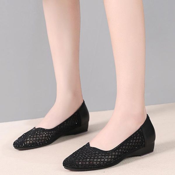 sandals women 2021 summer fashion baotou rhinestone hollow style ladies leather breathable mesh women's shoes, Black
sandals women 2021 summer fashion baotou rhinestone hollow style ladies leather breathable mesh women's shoes, Black