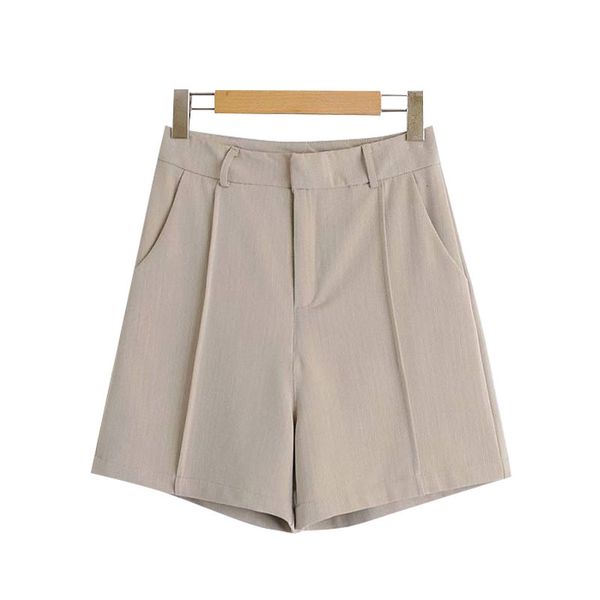 women chic fashion office wear side pockets shorts vintage high waist zipper fly female short pants mujer 210521, White;black
women chic fashion office wear side pockets shorts vintage high waist zipper fly female short pants mujer 210521, White;black