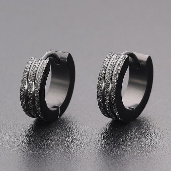 hoop & huggie 1 pair frosted round titanium steel stud earrings for men and women hip hop ear jewelry, Golden;silver
hoop & huggie 1 pair frosted round titanium steel stud earrings for men and women hip hop ear jewelry, Golden;silver