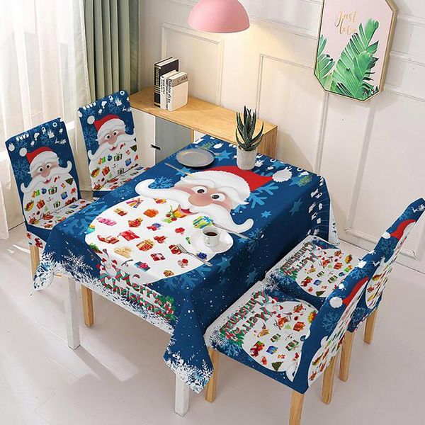 chair covers 2022 fashion santa claus tablecloth/chair cover set waterproof hight quality rectangle dust-proof christmas decoration
chair covers 2022 fashion santa claus tablecloth/chair cover set waterproof hight quality rectangle dust-proof christmas decoration