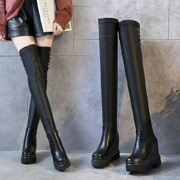 boots increased long tube over the knee ms. 2021 autumn and winter thick bottom pu plus velvet skinny high, Black
boots increased long tube over the knee ms. 2021 autumn and winter thick bottom pu plus velvet skinny high, Black