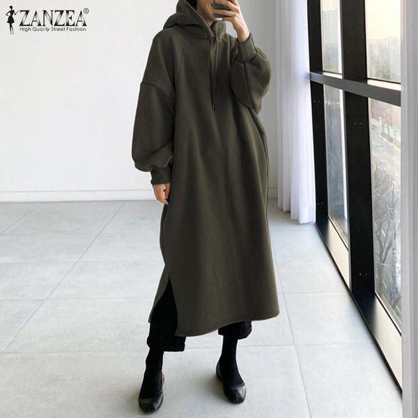 casual dresses plus size fashion split hooded dress women's autumn sweatshirts zanzea 2021 long sleeve midi vestidos female robe, Black;gray
casual dresses plus size fashion split hooded dress women's autumn sweatshirts zanzea 2021 long sleeve midi vestidos female robe, Black;gray