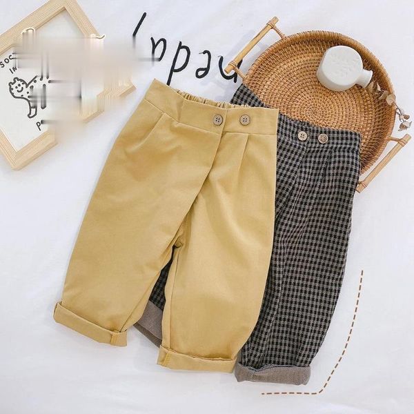 spring baby korean style fashion loose solid color and plaid pants opational jeans, Blue
spring baby korean style fashion loose solid color and plaid pants opational jeans, Blue