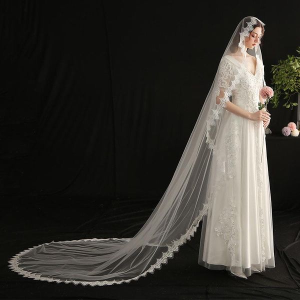 bridal veils slbridal lace edge wedding cathedral with comb white accessories for bride mariage women, Black
bridal veils slbridal lace edge wedding cathedral with comb white accessories for bride mariage women, Black
