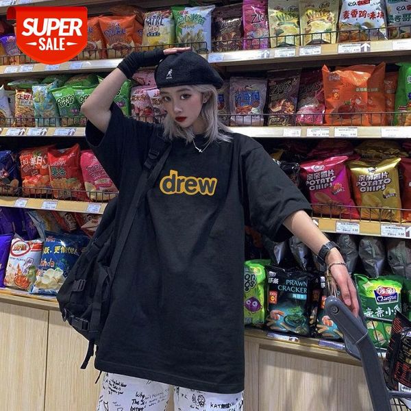drew smiley face letters short-sleeved male justin bieber primer t-shirt fog street female #hs6w, White;black
drew smiley face letters short-sleeved male justin bieber primer t-shirt fog street female #hs6w, White;black