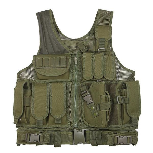 multi-functional tactical combat molle vest military training cs camouflage hunting outdoor net back breathable waistcoat jackets, Camo;black
multi-functional tactical combat molle vest military training cs camouflage hunting outdoor net back breathable waistcoat jackets, Camo;black