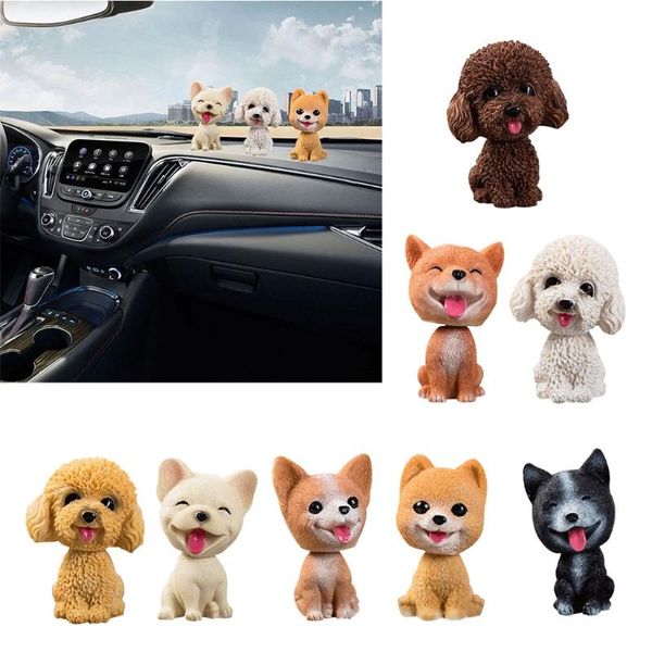 cute bobble-head puppy doll creative dog dashboard ornament automotive interior decorations g99f
cute bobble-head puppy doll creative dog dashboard ornament automotive interior decorations g99f