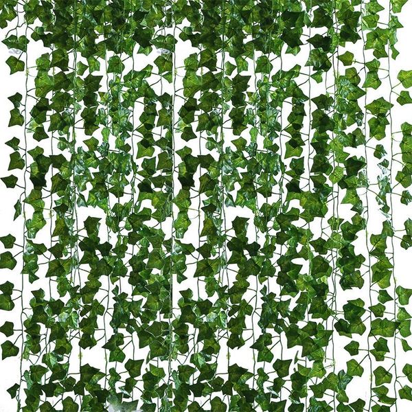 decorative flowers & wreaths 12pcs 2m leaf home decor artificial ivy garland plants vine fake foliage creeper green wreath party decors fi
decorative flowers & wreaths 12pcs 2m leaf home decor artificial ivy garland plants vine fake foliage creeper green wreath party decors fi