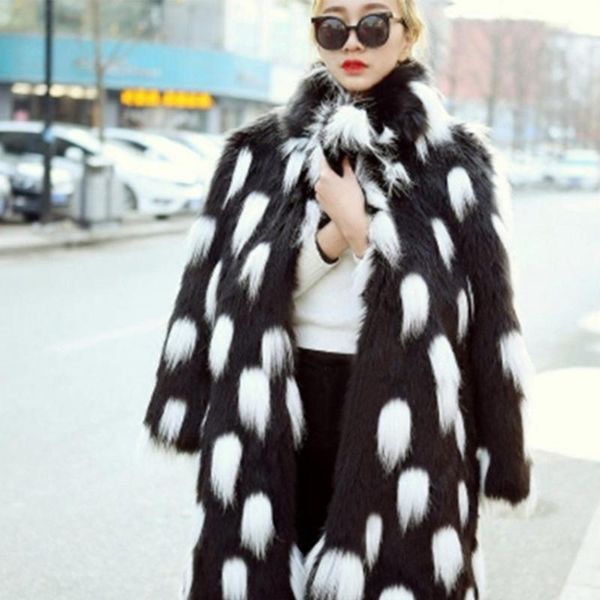 women's fur & faux trodeam 2021 autumn&winter fashion ladies coats long coat oversized warm windbreaker o-neck collars, Black
women's fur & faux trodeam 2021 autumn&winter fashion ladies coats long coat oversized warm windbreaker o-neck collars, Black