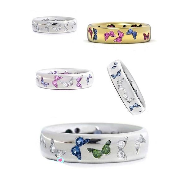 cluster rings 1pc 5 colors colorful zircon butterfly ring size 6 7 8 9 10 11 beautiful women jewelry wedding anniversary gift souvenir, Golden;silver
cluster rings 1pc 5 colors colorful zircon butterfly ring size 6 7 8 9 10 11 beautiful women jewelry wedding anniversary gift souvenir, Golden;silver