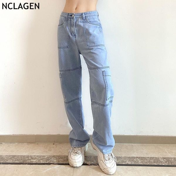 stylish chic patchwork women casual jeans pants street fashion denim trousers girl vintage disco loose harajuku capris women's, Blue
stylish chic patchwork women casual jeans pants street fashion denim trousers girl vintage disco loose harajuku capris women's, Blue