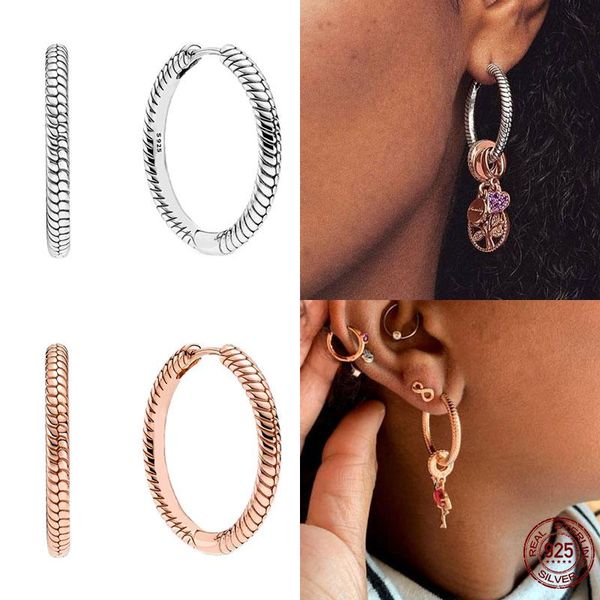 hoop & huggie 100% 925 sterling silver pendiente rose gold earrings for women fit original charms diy fine jewelry, Golden;silver
hoop & huggie 100% 925 sterling silver pendiente rose gold earrings for women fit original charms diy fine jewelry, Golden;silver