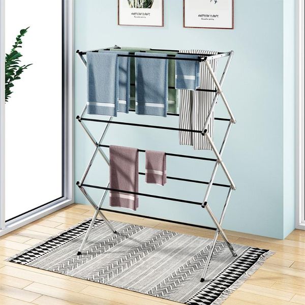 hangers & racks adjustable foldable drying rack clothes hanger coat floor extendable dryer for hang laundry
hangers & racks adjustable foldable drying rack clothes hanger coat floor extendable dryer for hang laundry