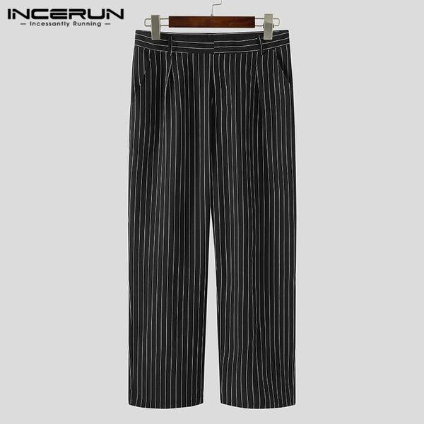 male casual zipper bottoms hombre pantalones incerun 2021 spring men leisure striped pants korean style straight trousers s-5xl men's, Black
male casual zipper bottoms hombre pantalones incerun 2021 spring men leisure striped pants korean style straight trousers s-5xl men's, Black