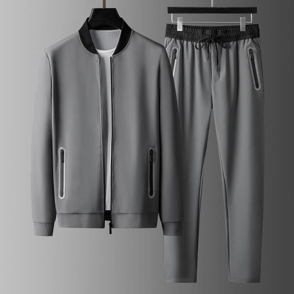 men's tracksuits jsbdhigh fashion fluorescent waterproof zipper baseball collar hoodie set autumn/winter long sleeve sports casual two-, Gray
men's tracksuits jsbdhigh fashion fluorescent waterproof zipper baseball collar hoodie set autumn/winter long sleeve sports casual two-, Gray