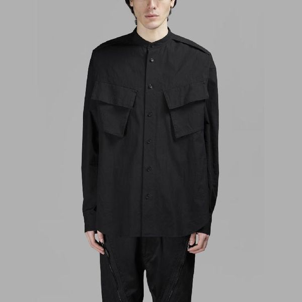 men's casual shirts customization fashion personality hairdresser loose multi-pocket long sleeve {s~7xl}, White;black
men's casual shirts customization fashion personality hairdresser loose multi-pocket long sleeve {s~7xl}, White;black